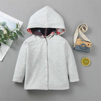 Load image into Gallery viewer, Baby Boys Solid Color Flower Print Jackets Outwears Wholesale 45536776
