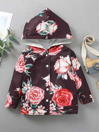 Load image into Gallery viewer, Baby Boys Solid Color Flower Print Jackets Outwears Wholesale 45536776

