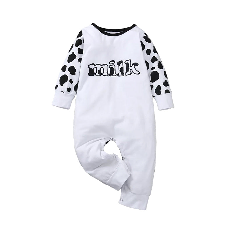 Baby Boys Letters Cow Jumpsuits Wholesale 82696803