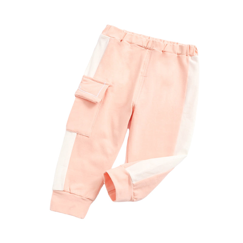 Baby Girls Boys Color-blocking Pants Wholesale 32217004