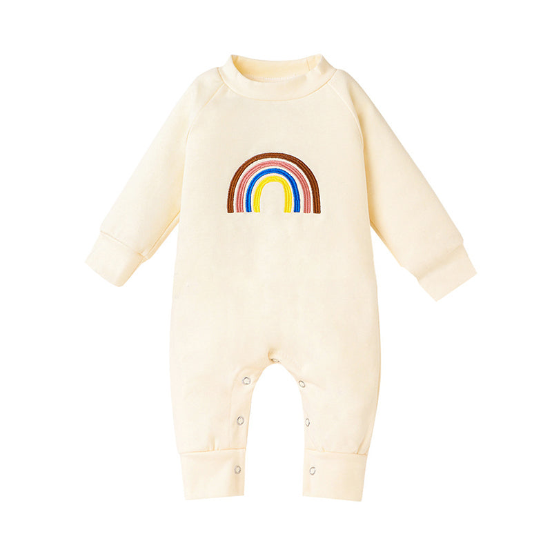 Baby Embroidery Rainbow Jumpsuit Wholesale 70661192
