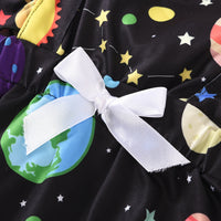 Load image into Gallery viewer, Baby Flutter Sleeve Universe Romper Wholesale 08634807
