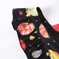 Load image into Gallery viewer, Baby Flutter Sleeve Universe Romper Wholesale 08634807
