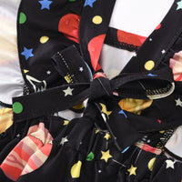 Load image into Gallery viewer, Baby Flutter Sleeve Universe Romper Wholesale 08634807
