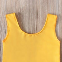 Load image into Gallery viewer, Baby Girl Backless Solid Color One Piece Bathing Suit Wholesale 34992401
