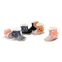 Load image into Gallery viewer, Baby Girl Beaded Flower Boots Wholesale 38854696
