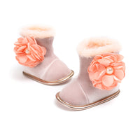 Load image into Gallery viewer, Baby Girl Beaded Flower Boots Wholesale 38854696
