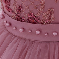 Load image into Gallery viewer, Baby Girls Solid Color Embroidered Birthday Party Princess Dresses Wholesale 47445788
