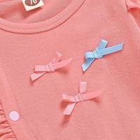 Load image into Gallery viewer, Baby Girls Solid Color Bow Jumpsuits Wholesale 80577509
