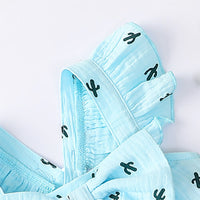 Load image into Gallery viewer, Baby Girl Cactus Print Bodysuit With Headband Wholesale 21452185
