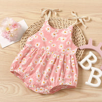 Load image into Gallery viewer, Baby Girl Cami Bodysuit With Daisy Pattern Wholesale 00332698
