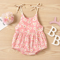 Load image into Gallery viewer, Baby Girl Cami Bodysuit With Daisy Pattern Wholesale 00332698
