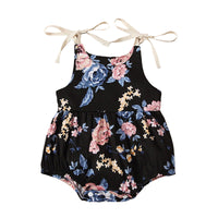 Load image into Gallery viewer, Baby Girl Flower Print Cami Bodysuit Wholesale 74004754
