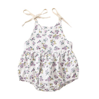 Load image into Gallery viewer, Baby Girl Flower Print Cami Bodysuit Wholesale 74004754
