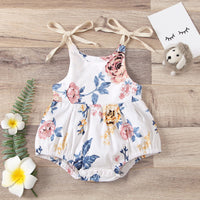 Load image into Gallery viewer, Baby Girl Flower Print Cami Bodysuit Wholesale 74004754

