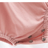 Load image into Gallery viewer, Baby Girl Flutter Sleeve Sunflower Bodysuit Wholesale 89983230
