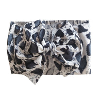 Load image into Gallery viewer, Baby Girl Leopard Bow Headband Wholesale 99625057
