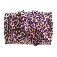 Load image into Gallery viewer, Baby Girl Leopard Bow Headband Wholesale 99625057
