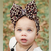 Load image into Gallery viewer, Baby Girl Leopard Bow Headband Wholesale 99625057
