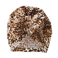 Load image into Gallery viewer, Baby Girl Leopard Turban Hat Wholesale 81265003
