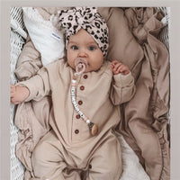 Load image into Gallery viewer, Baby Girl Leopard Turban Hat Wholesale 81265003
