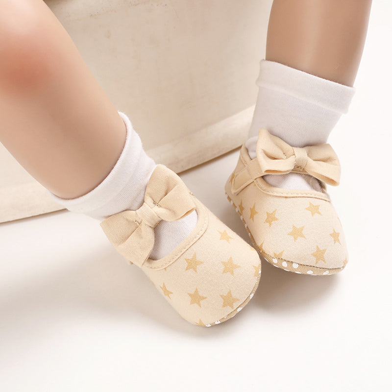 Baby Girl Love Heart Star Bow Shoes Wholesale 75665067