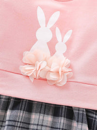 Load image into Gallery viewer, Baby Girls Checked Animals Print Dresses Wholesale 60626629
