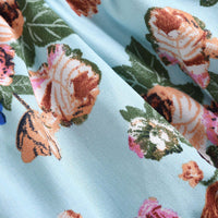 Load image into Gallery viewer, Baby Girl Self Tie Cami Bodysuit With Floral Pattern Wholesale 93132649
