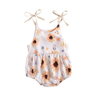 Load image into Gallery viewer, Baby Girl Sun Or Flower Print Cami Onesie Wholesale 10432660

