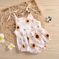 Load image into Gallery viewer, Baby Girl Sun Or Flower Print Cami Onesie Wholesale 10432660
