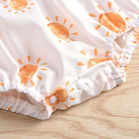 Load image into Gallery viewer, Baby Girl Sun Or Flower Print Cami Onesie Wholesale 10432660
