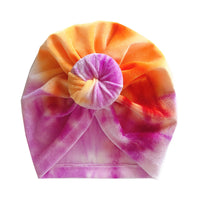 Load image into Gallery viewer, Baby Girl Tie Dye Turban Hat Wholesale 24455108

