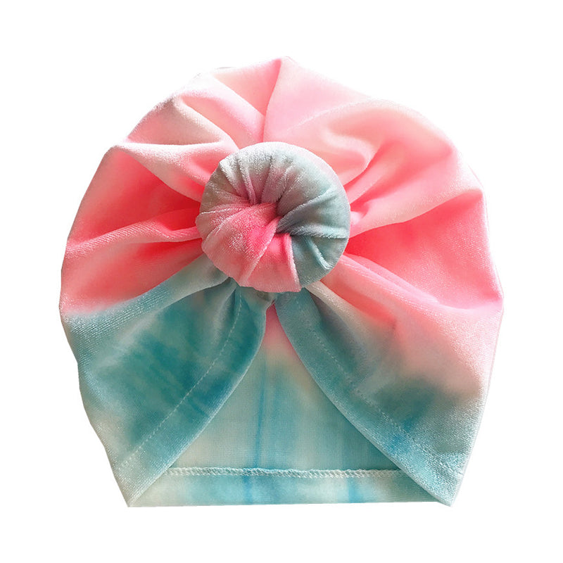Baby Girl Tie Dye Turban Hat Wholesale 24455108