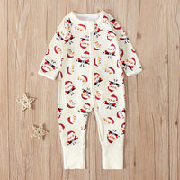 Load image into Gallery viewer, Baby Girl Xmas Santa Printed Jumpsuit Wholesale 10575000

