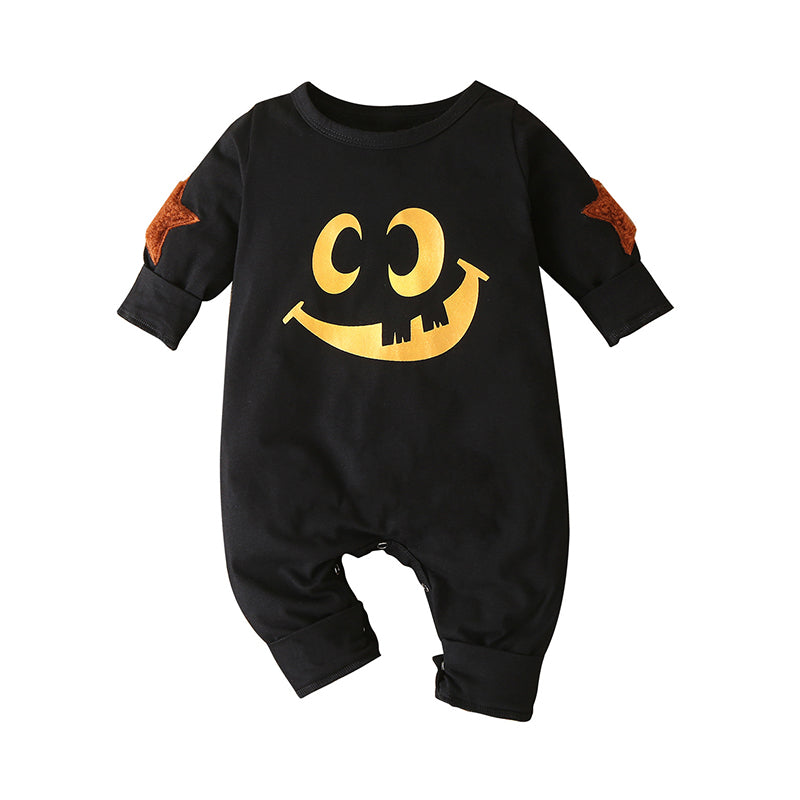 Baby Halloween Star Black Jumpsuit Wholesale 91305565