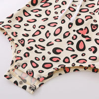 Load image into Gallery viewer, Baby Leopard Drawstring Hooded Bodysuit Wholesale 43687050
