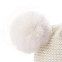 Load image into Gallery viewer, Baby Pom Pom Hat &amp; Scarf &amp; Gloves Knitted Set  Wholesale 66023648
