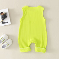 Load image into Gallery viewer, Baby Rainbow Detail Ribbed Tank Jumpsuit Wholesale 90482364
