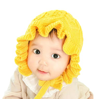 Load image into Gallery viewer, Baby Ruffle Knit Hat Wholesale 07905751
