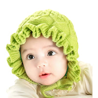 Load image into Gallery viewer, Baby Ruffle Knit Hat Wholesale 07905751
