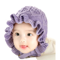 Load image into Gallery viewer, Baby Ruffle Knit Hat Wholesale 07905751
