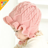 Load image into Gallery viewer, Baby Ruffle Knit Hat Wholesale 07905751

