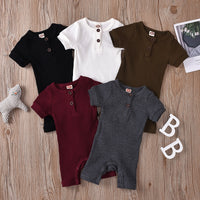 Load image into Gallery viewer, Baby Solid Color Basic Romper Wholesale 69204651
