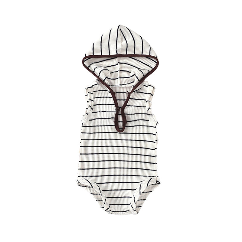 Baby Unisex Striped Muslin&Ribbed Jumpsuits Wholesale 43867419