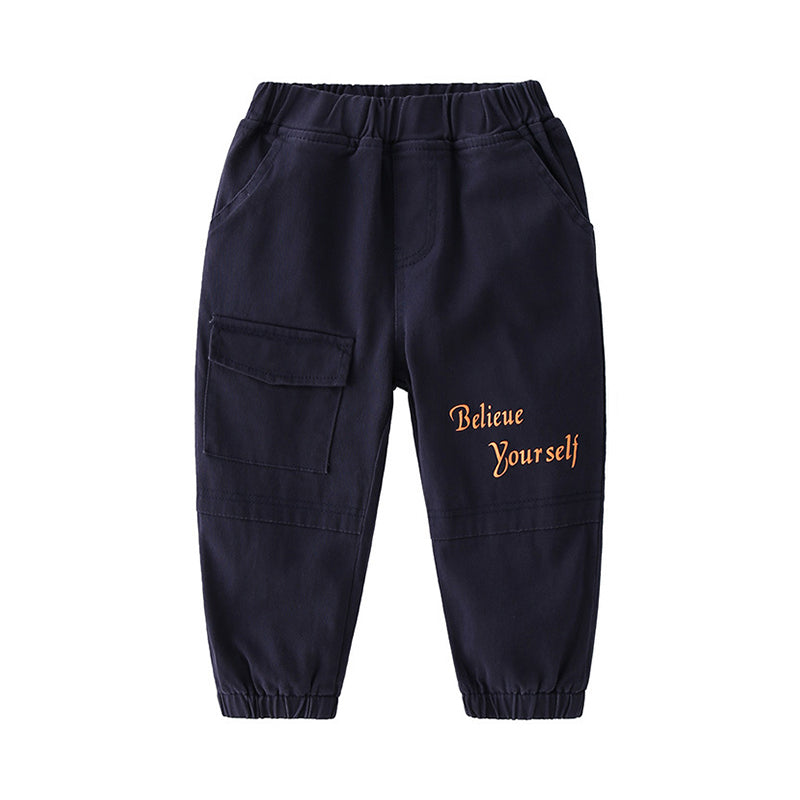 Believe Yourself Kid Boy Cargo pants Wholesale 06643152