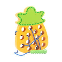 Load image into Gallery viewer, Bug Eat Fruit Threading Early Educational Wooden Toy Wholesale 76952775
