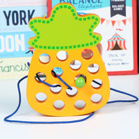 Load image into Gallery viewer, Bug Eat Fruit Threading Early Educational Wooden Toy Wholesale 76952775
