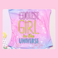 Load image into Gallery viewer, Coolest Girl In The Universe One Piece Gradient Swimwear Wholesale 18402476
