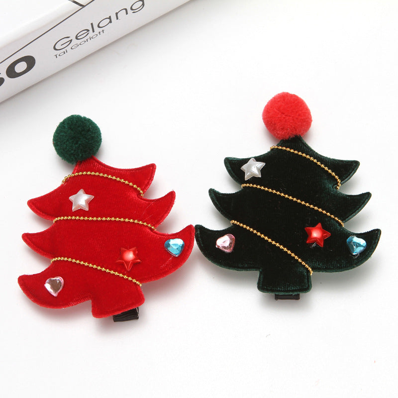 Cute Girl Christmas Star & Love Heart Hair Clip Wholesale 03545944