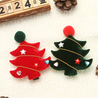 Load image into Gallery viewer, Cute Girl Christmas Star &amp; Love Heart Hair Clip Wholesale 03545944
